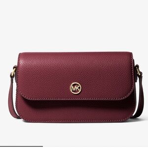 Michael Kors Jet Set Travel Small Pebbled Leather Crossbody Bag